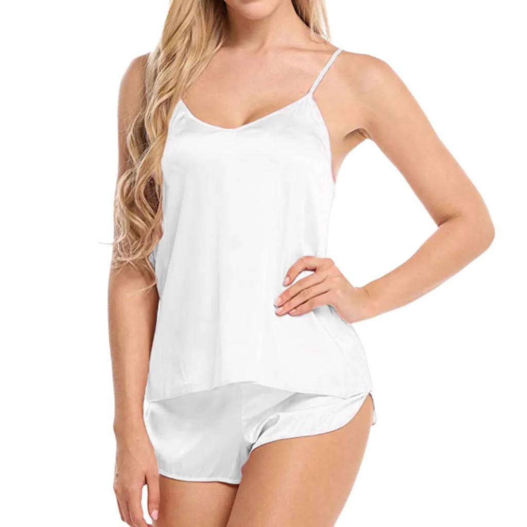 Satin Camisole Pajama Set of 2