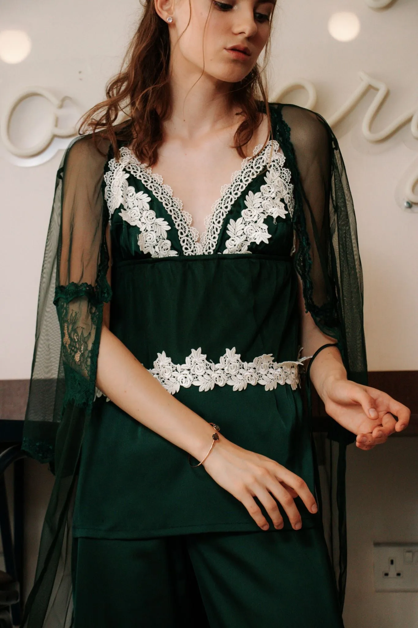 Seraphina Lounge Set in Emerald