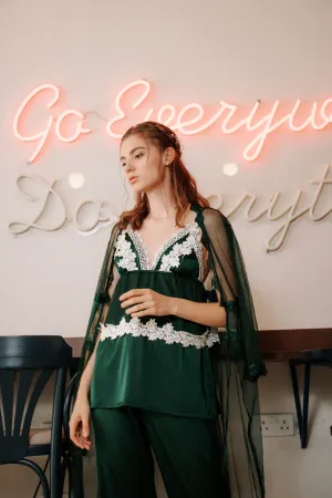 Seraphina Lounge Set in Emerald