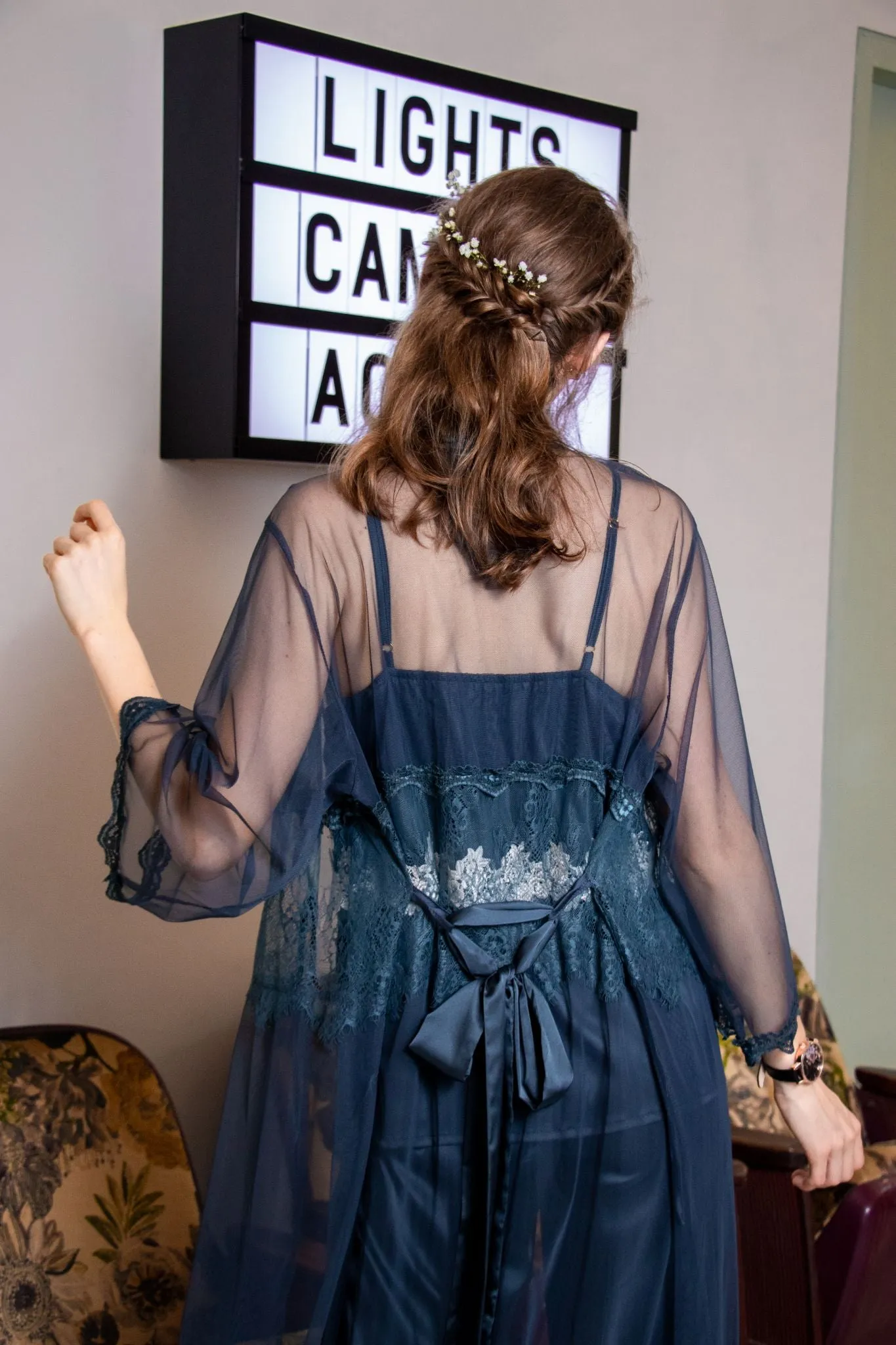 Seraphina Lounge Set in Yale Blue