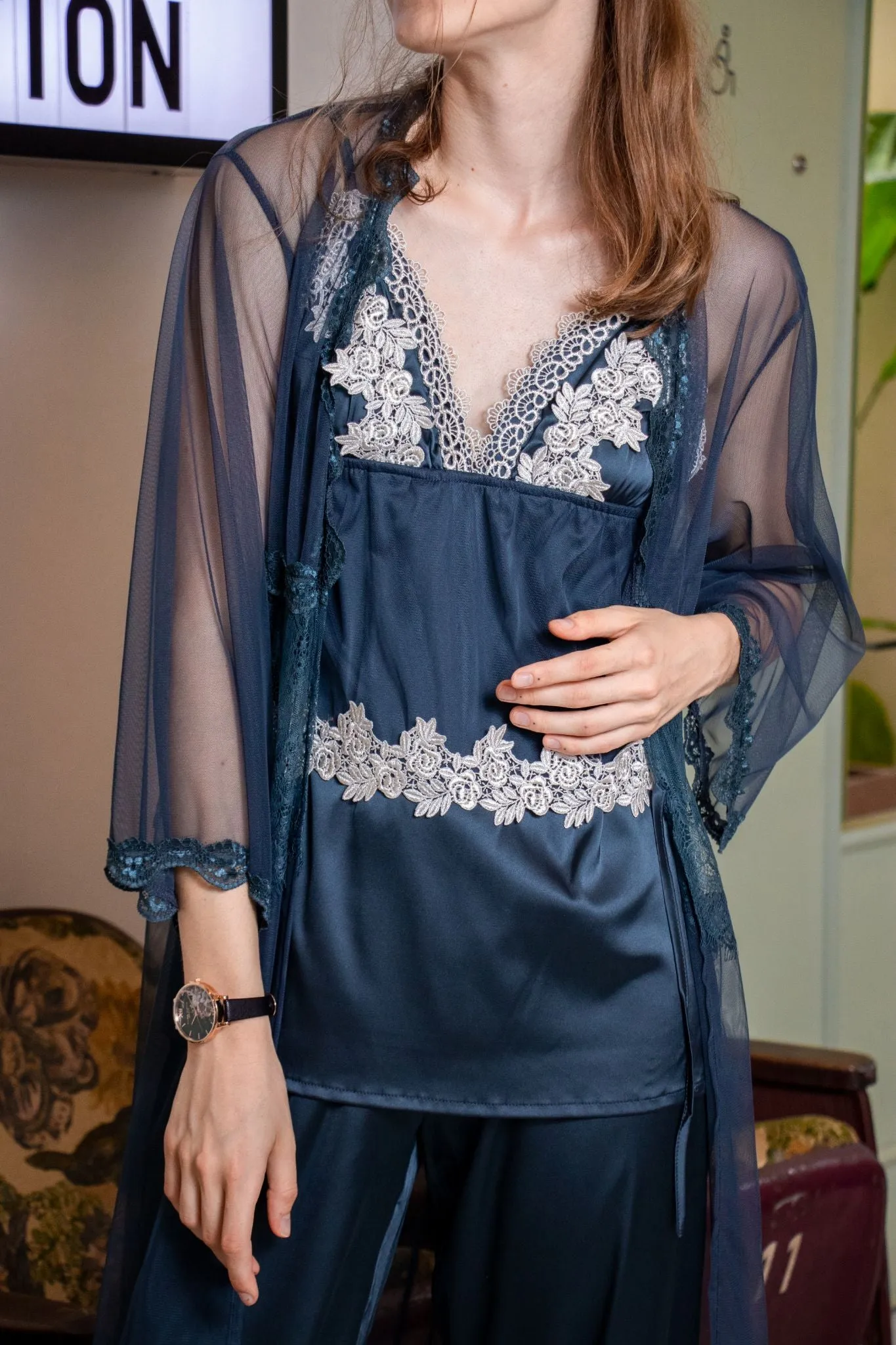 Seraphina Lounge Set in Yale Blue
