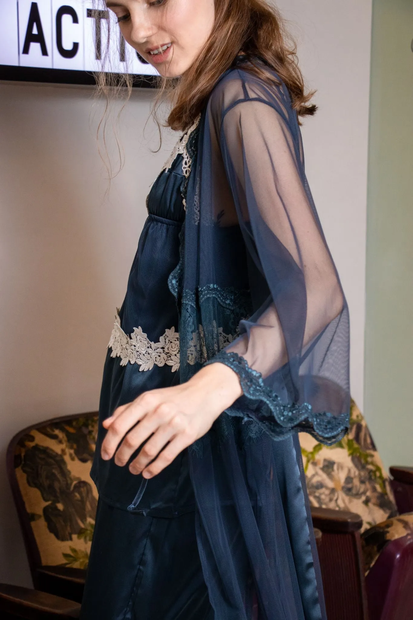 Seraphina Lounge Set in Yale Blue