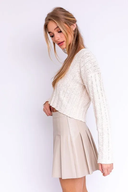 Set the Vibe V-Neck Pullover Sweater