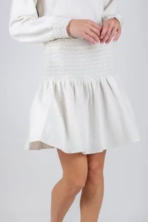 SHELBY SKIRT 20" (IVORY)