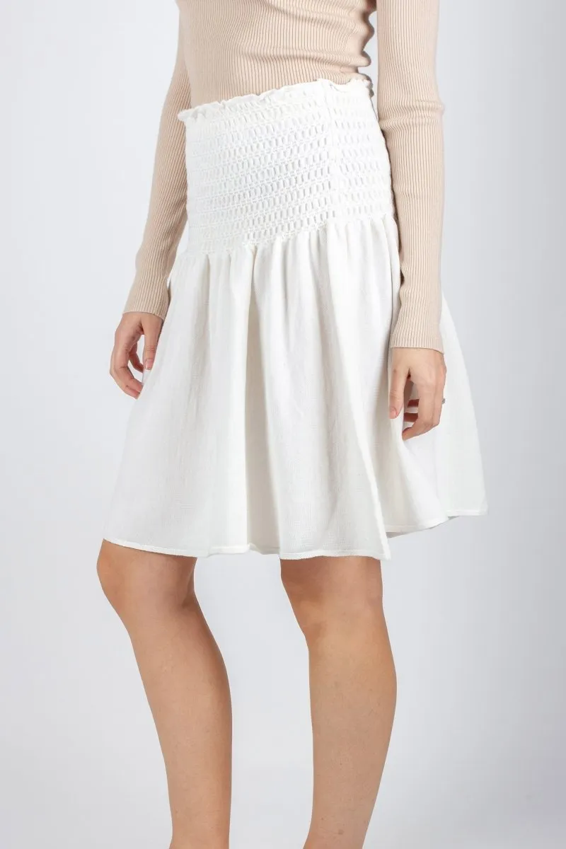 SHELBY SKIRT 23" (IVORY)