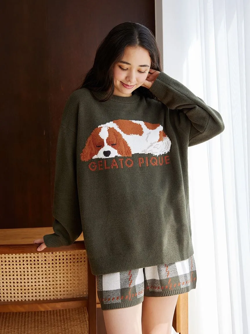 SLEEPING DOG Pullover Sweater