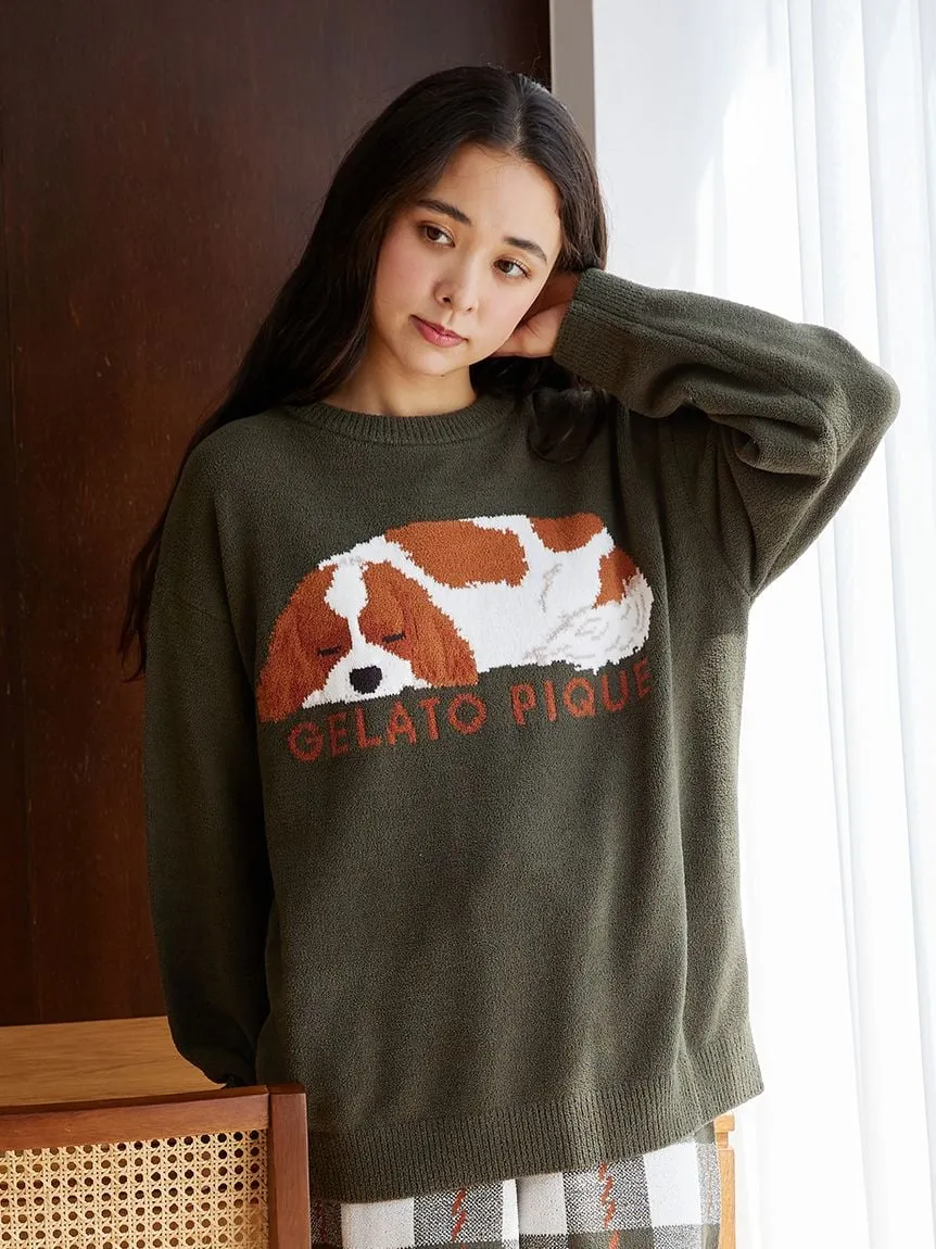 SLEEPING DOG Pullover Sweater