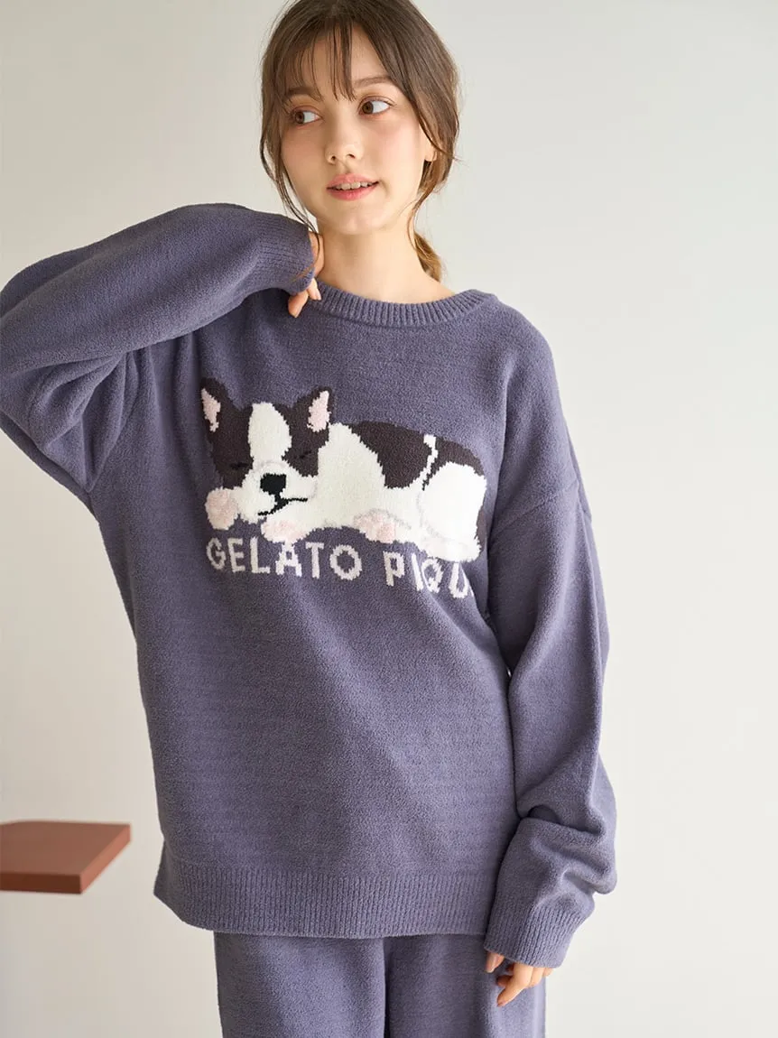 SLEEPING DOG Pullover Sweater