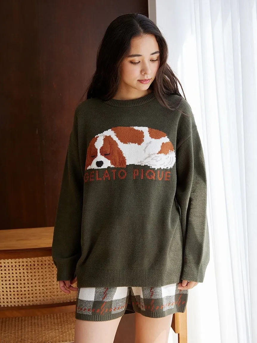 SLEEPING DOG Pullover Sweater