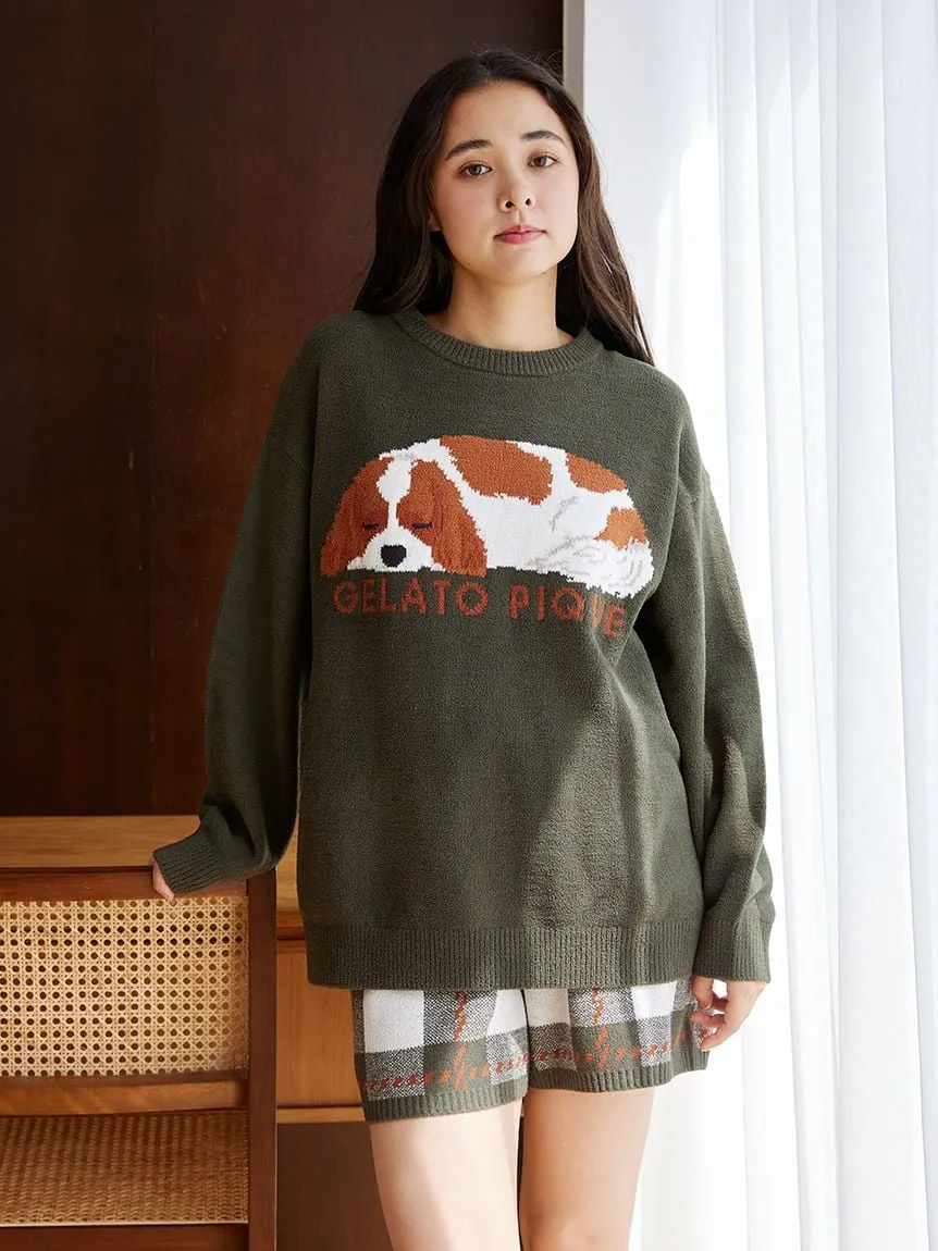 SLEEPING DOG Pullover Sweater