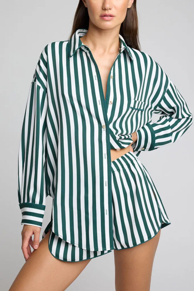 Supreme Shirt in Ivy Stripe