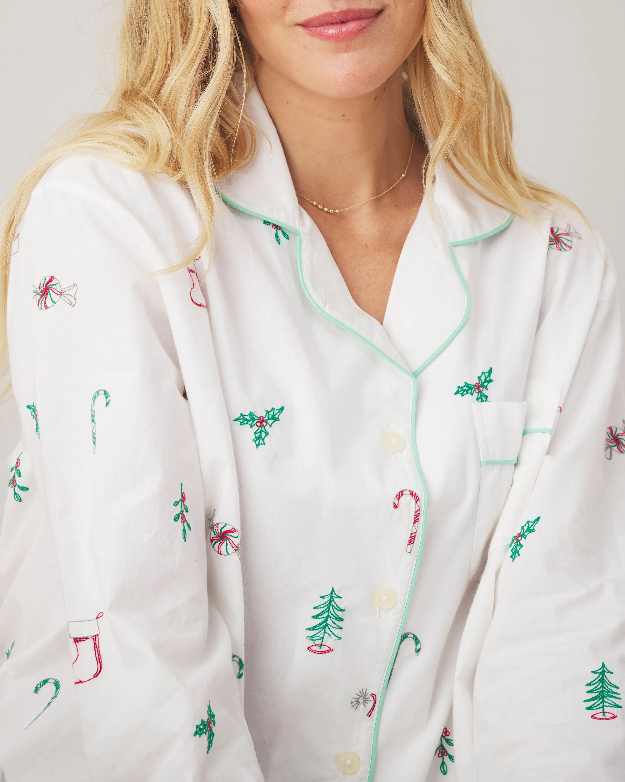 Sweet Wishes - Long PJ Set - Cloud