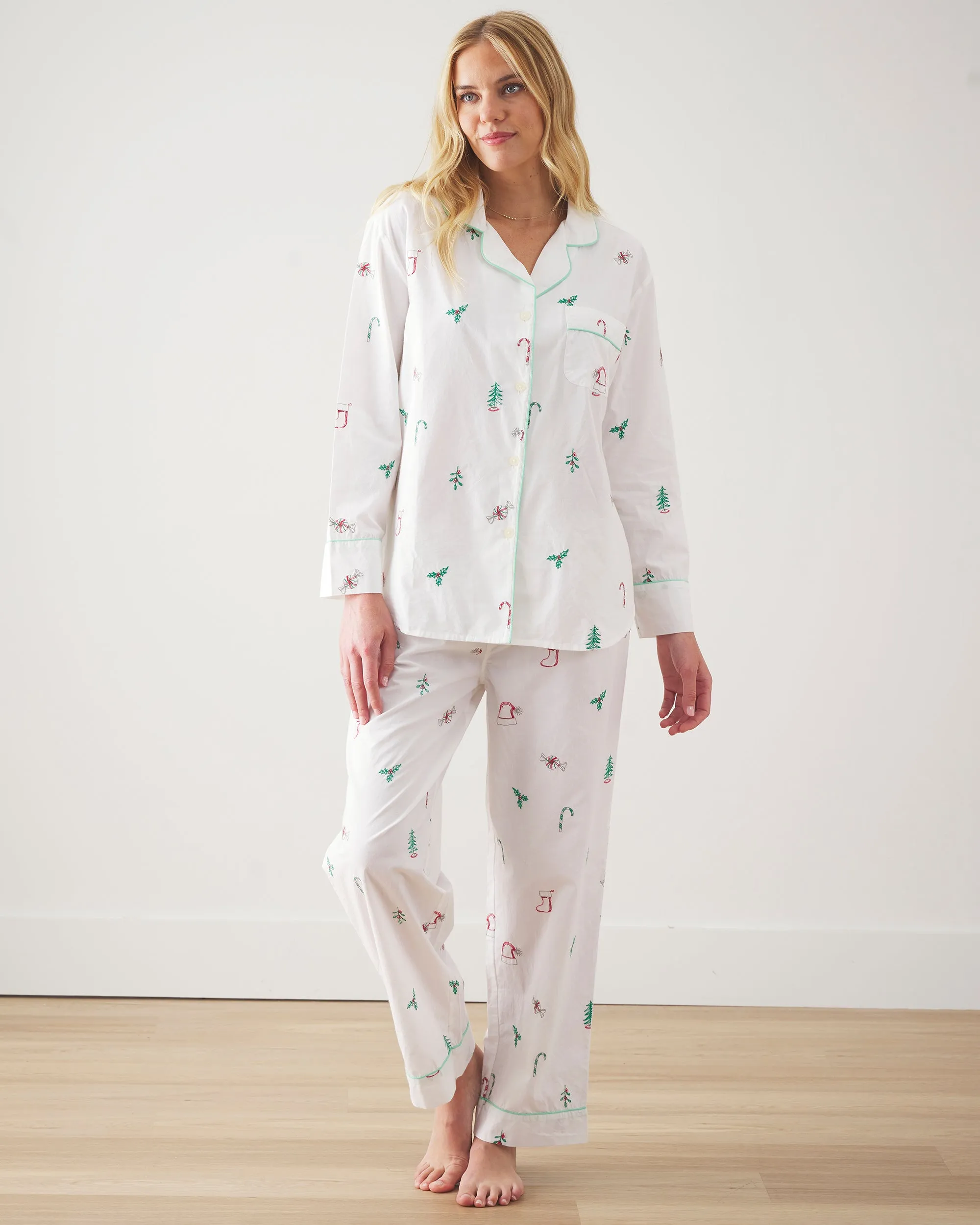 Sweet Wishes - Long PJ Set - Cloud