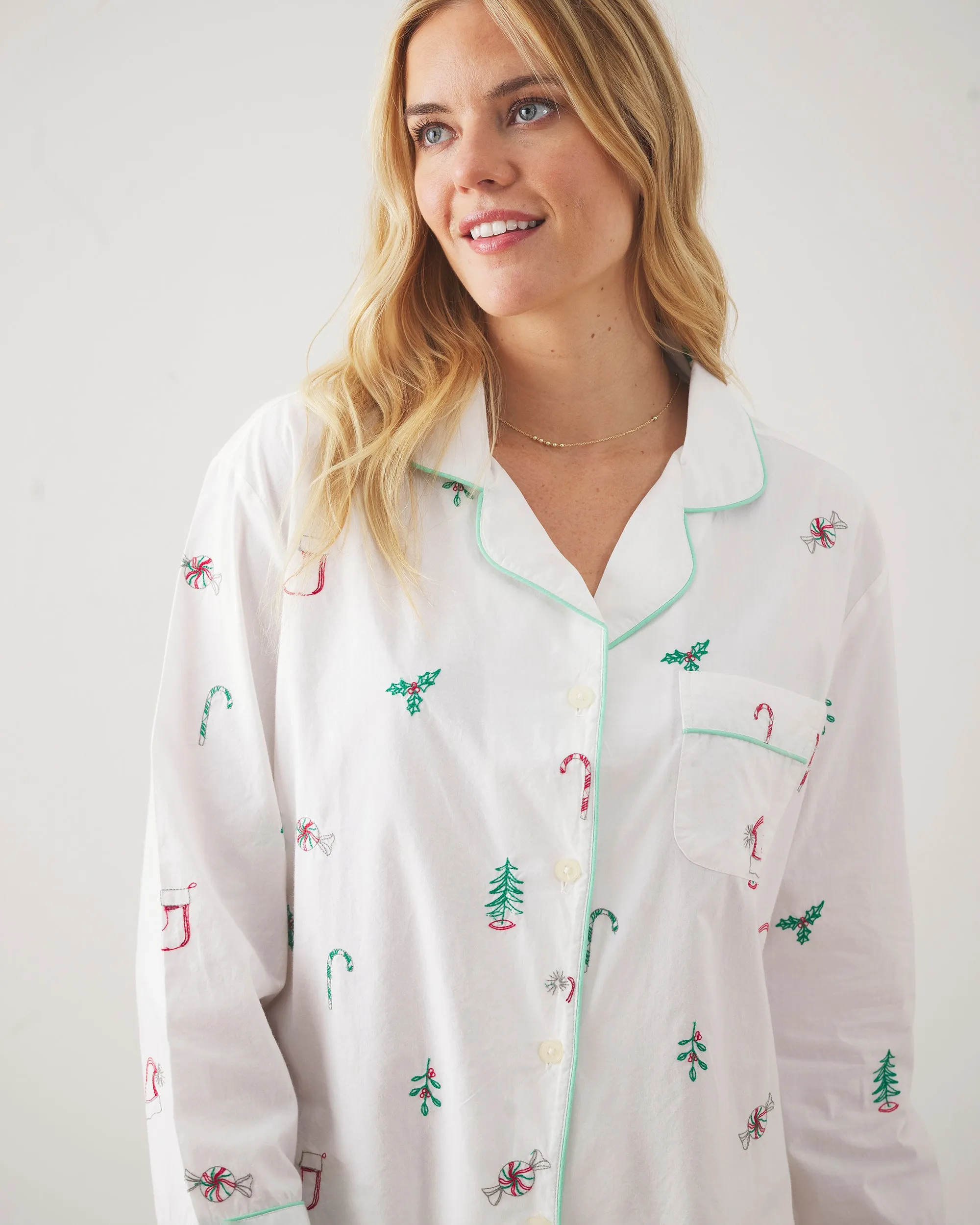 Sweet Wishes - Long PJ Set - Cloud