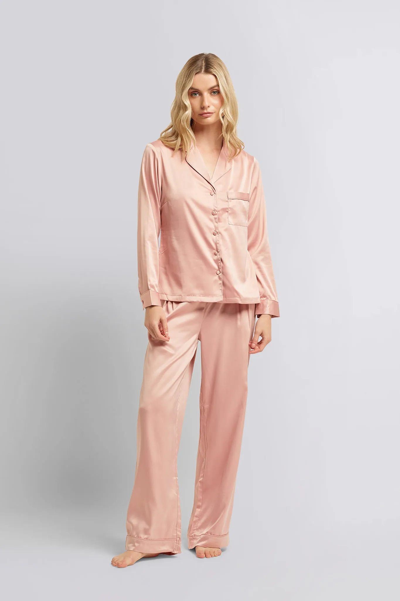 Toni Lounge Pyjama Set - Rust