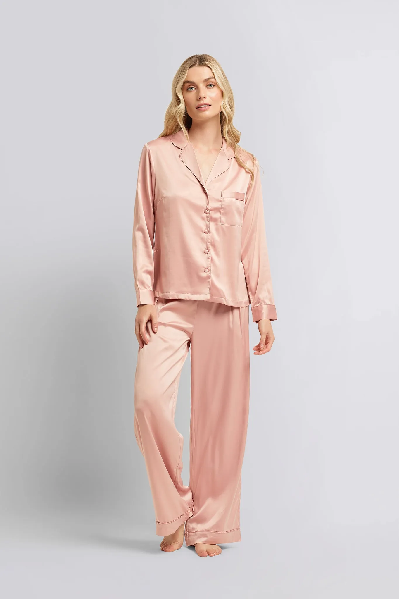 Toni Lounge Pyjama Set - Rust