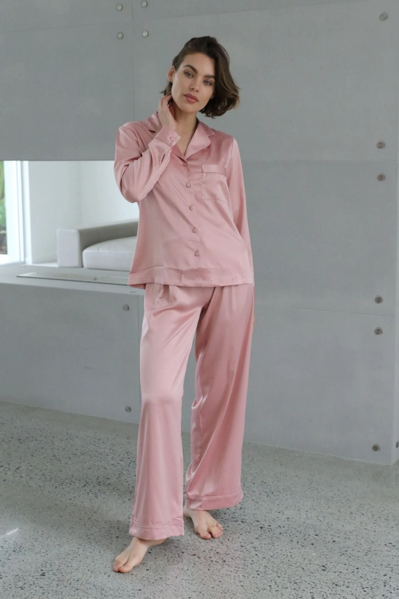 Toni Lounge Pyjama Set - Rust