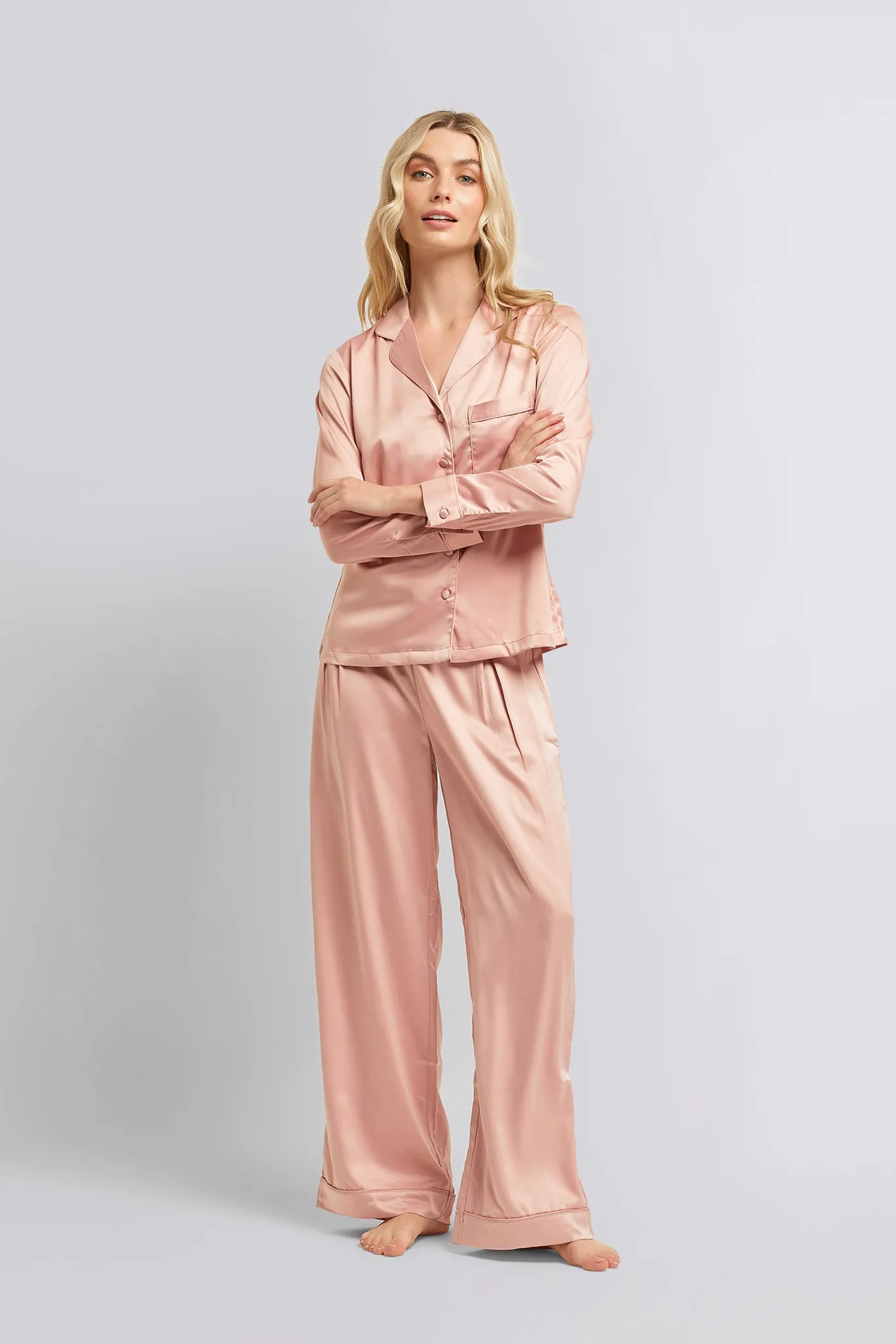 Toni Lounge Pyjama Set - Rust