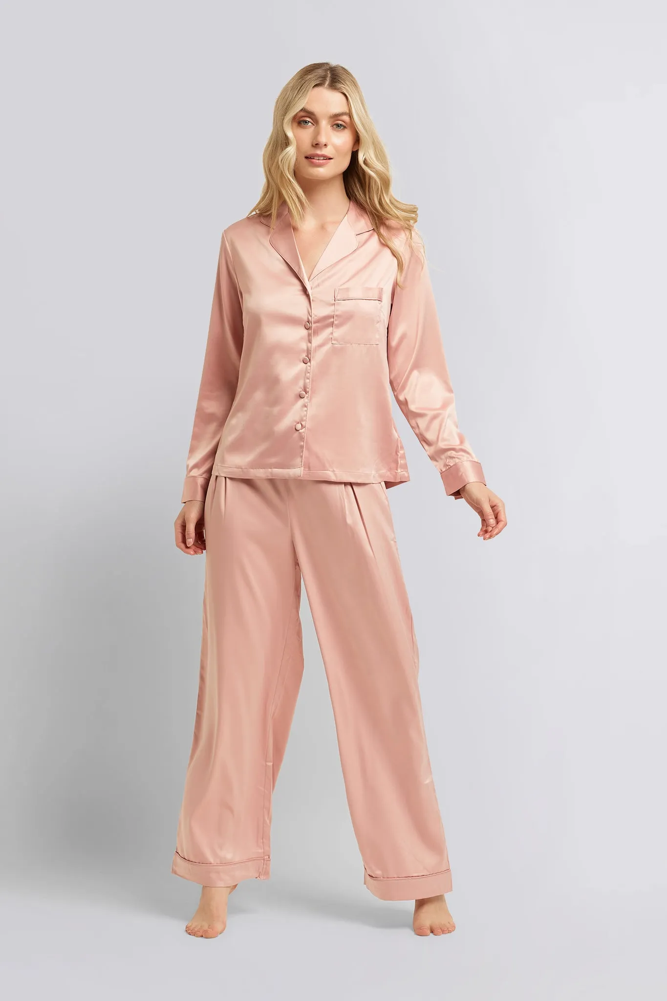 Toni Lounge Pyjama Set - Rust