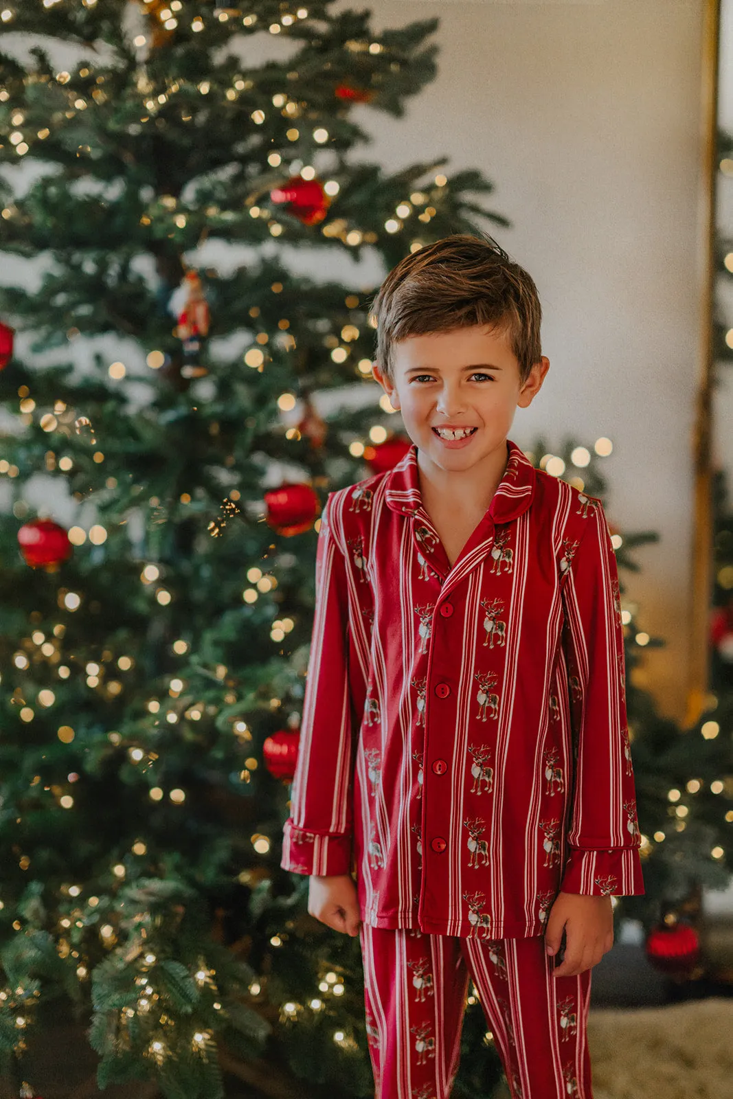 Unisex Reindeer Stripe Lounge
