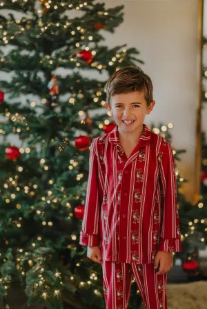 Unisex Reindeer Stripe Lounge
