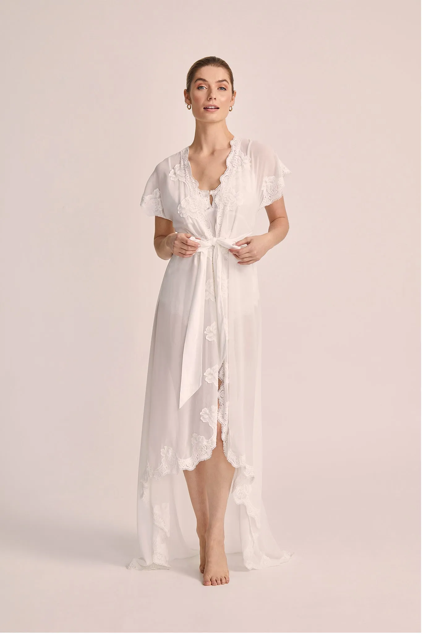 Valentina Chiffon Robe
