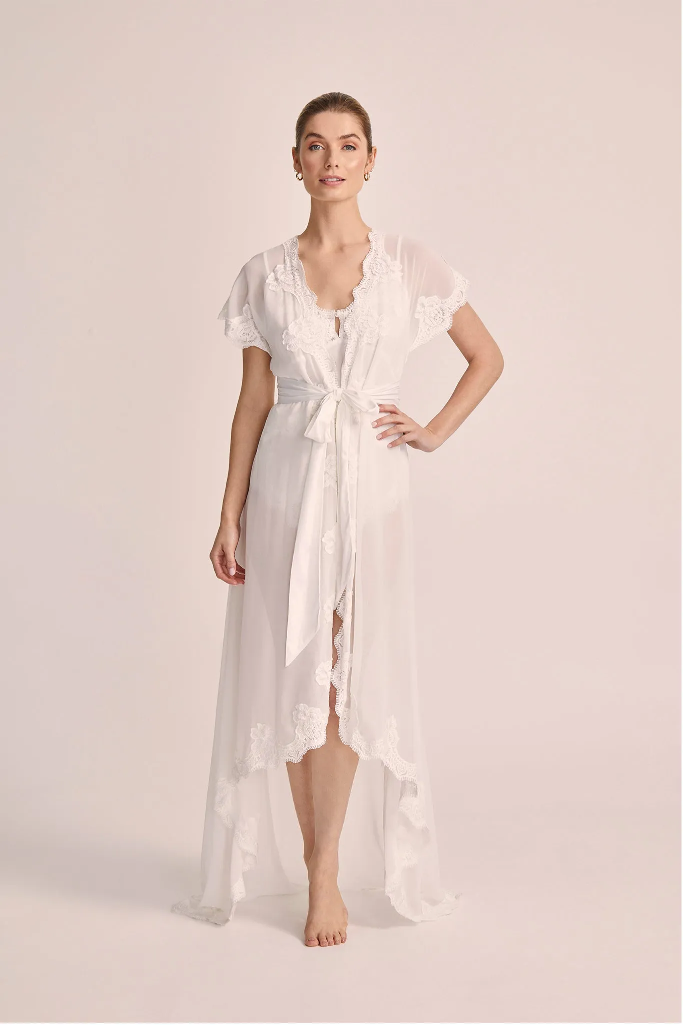 Valentina Chiffon Robe