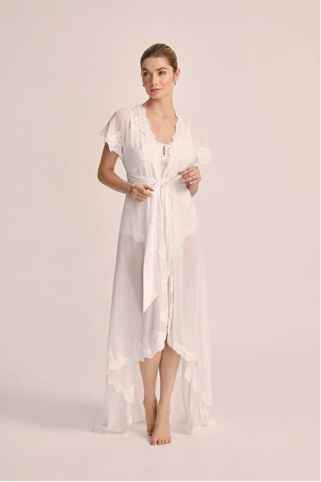 Valentina Chiffon Robe