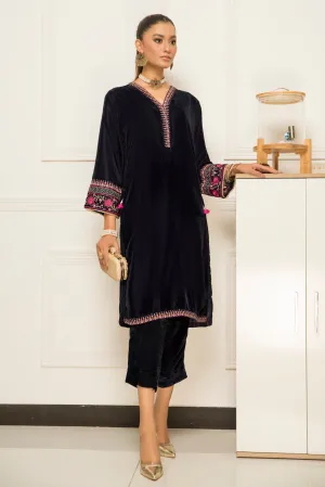 Velvet Embroidered Ready to Wear 2 Pcs Dress by Aabpara 03