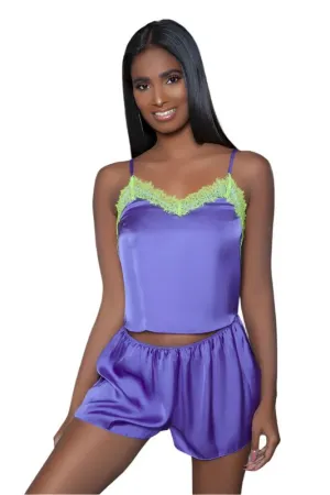 Womens Callie Satin Set Sleepwear