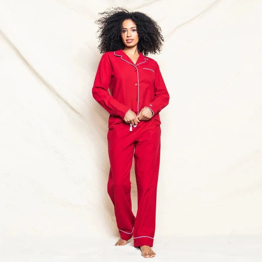 Women's Red Flannel Classic Pajama Set