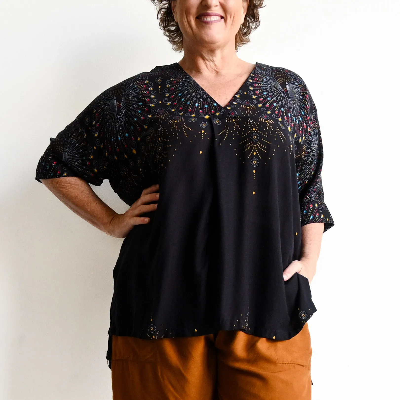 Zen Kaftan Blouse - Bollywood