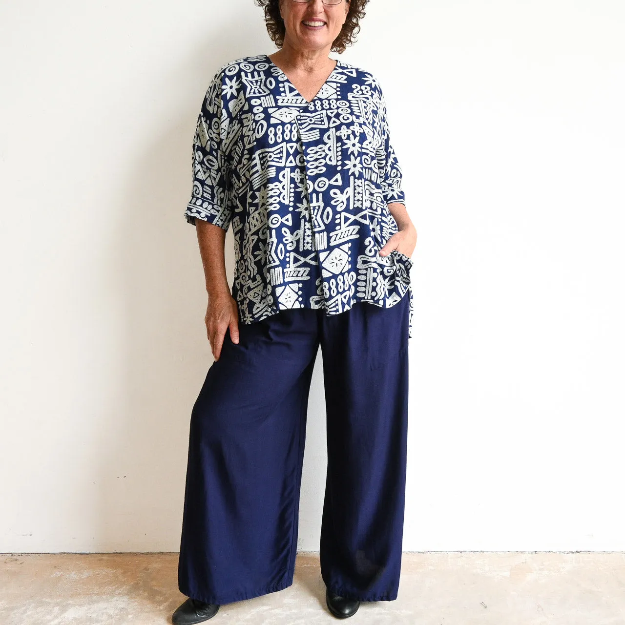 Zen Kaftan Blouse - Tribal
